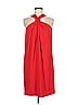 St. John Solid Red Cocktail Dress Size 6 - photo 1