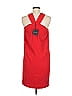 St. John Solid Red Cocktail Dress Size 6 - photo 2