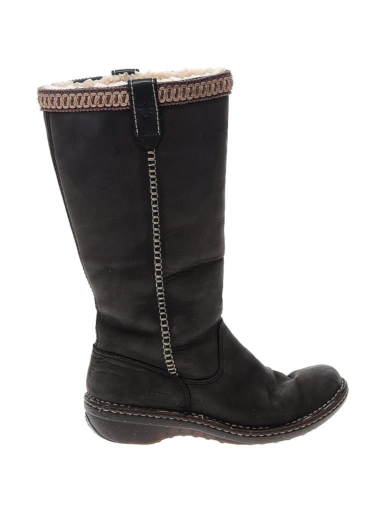 Ugg Australia Black Gray Boots Size 8 - photo 1