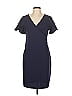 Alexia Admor Solid Gray Casual Dress Size L - photo 1