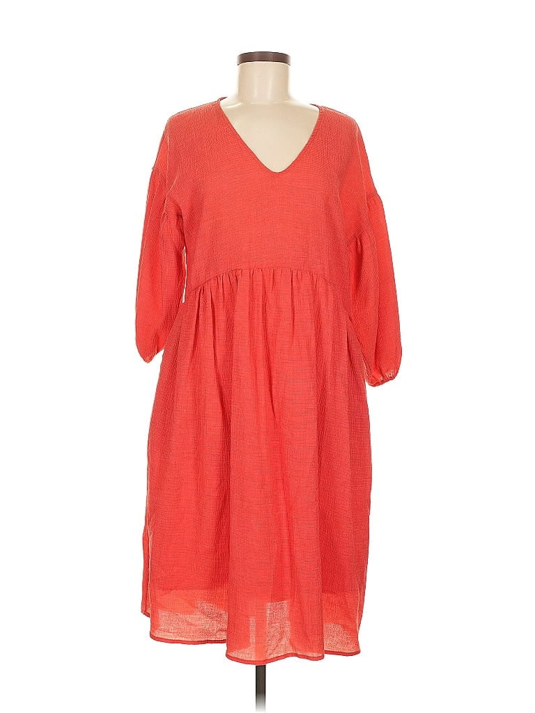 Click to view more detailed imagery on our partner's website Pre-owned Melloday Casual Dress In Orange