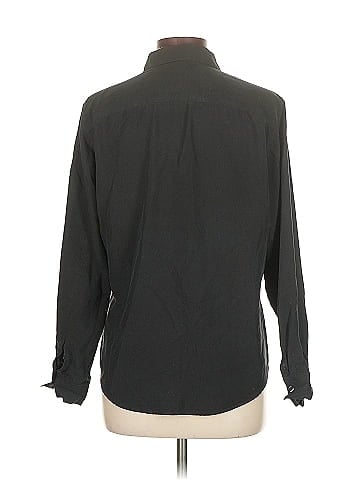 Anne Klein II Long Sleeve Silk Top (view 2)