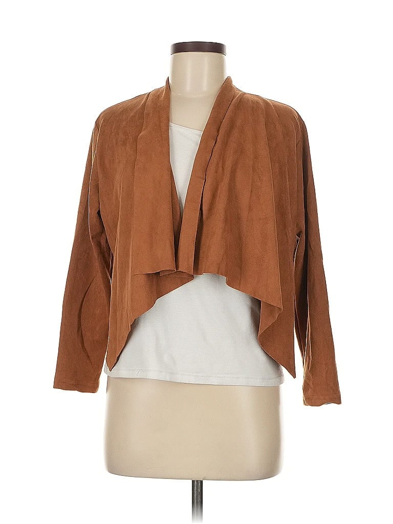 Pre-owned Unbranded Cardigan Sweater In Brown