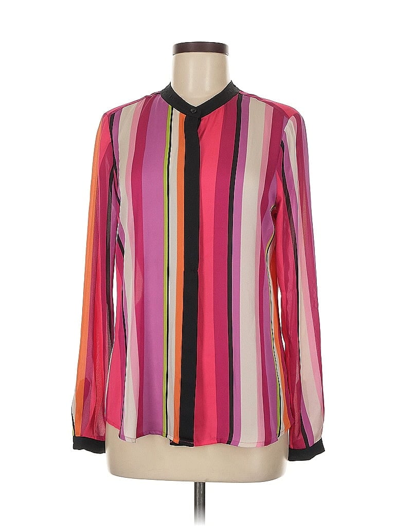 Click to view more detailed imagery on our partner's website Pre-owned Liz Claiborne Long Sleeve Blouse In Pink