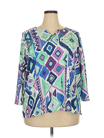 Alfred Dunner 3/4 Sleeve T-Shirt (view 1)