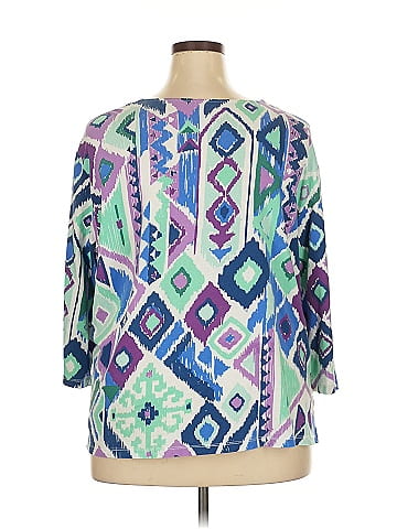 Alfred Dunner 3/4 Sleeve T-Shirt (view 2)