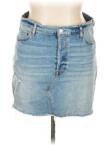 Unbranded Denim Skirt (view 1)