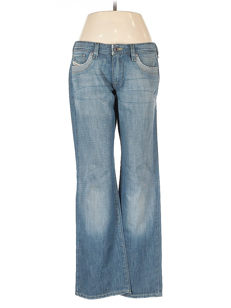 Diesel 100% Cotton Hearts Blue Jeans Size 28 waist - photo 1