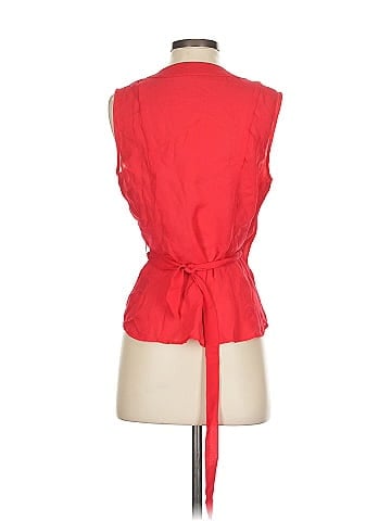 Bebe Sleeveless Silk Top (view 2)