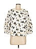 Tanya Taylor 100% Cotton Ivory White Sweatshirt Size M - photo 1