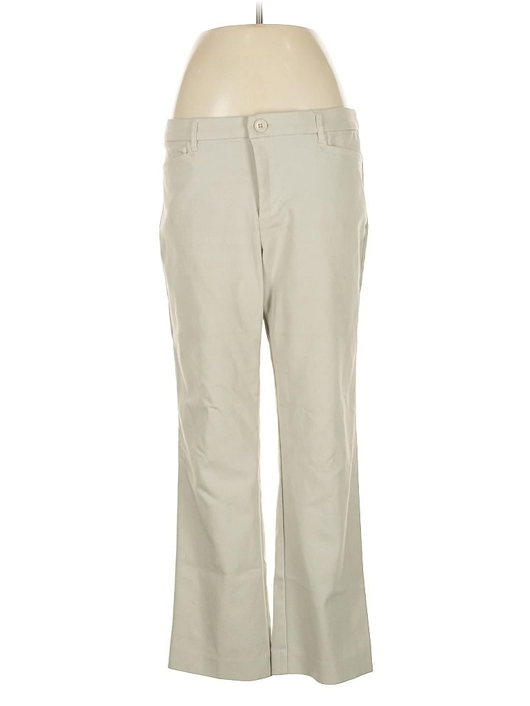 Pre-owned Christopher & Banks Khaki Pant In Brown