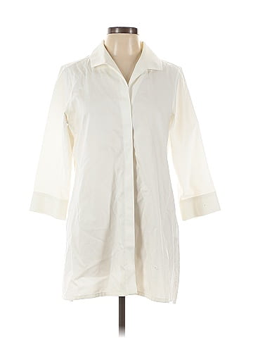 Foxcroft 3/4 Sleeve Button-Down Shirt (view 1)