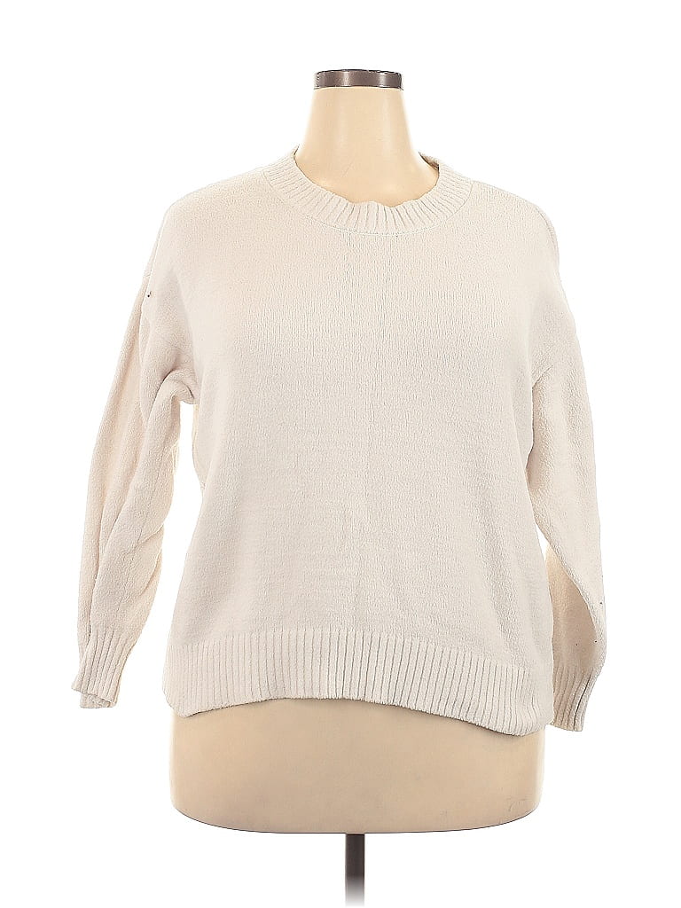 The Drop Ivory Pullover Sweater Size XXL - photo 1