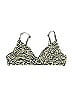 RVCA Animal Print Gold Swimsuit Top Size L - photo 1