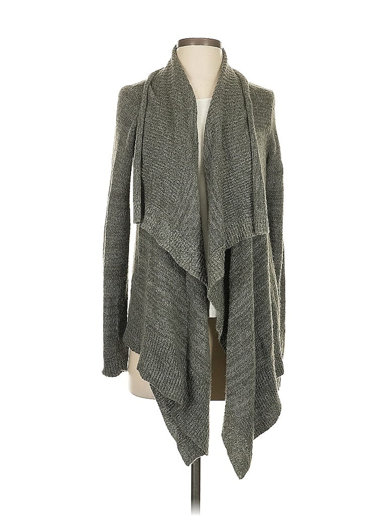 Pre-owned Abercrombie & Fitch Cardigan Sweater In Gray