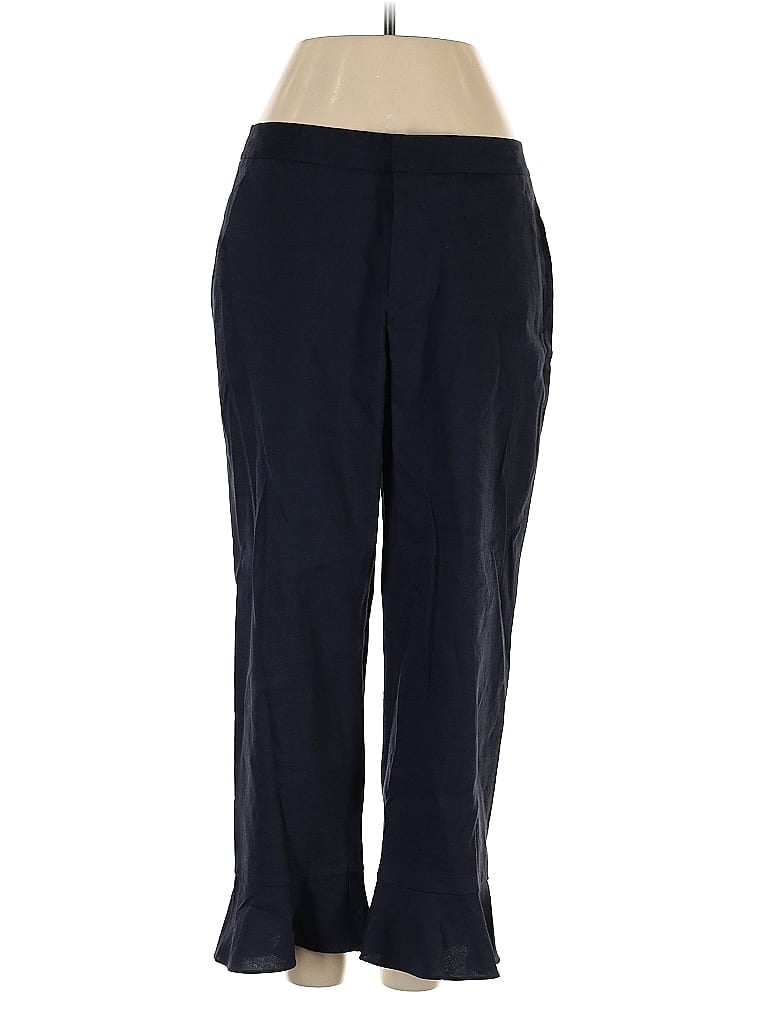 Pre-owned Kobi Halperin Linen Pants In Blue