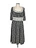 Donna Ricco Houndstooth Gray Casual Dress Size 12 - photo 1
