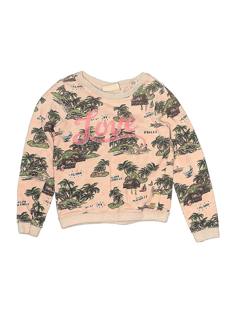 Scotch & Soda 100% Baumwolle Tropical Tan Pink Pullover Sweater Size 6 (big kids) - photo 1