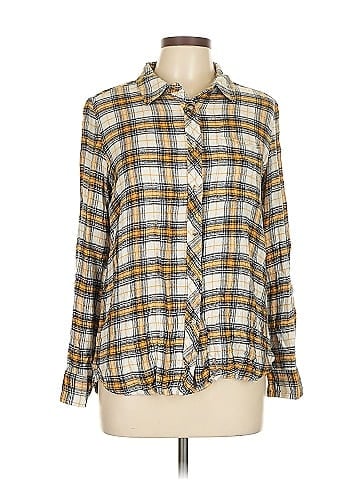 MELLODAY Long Sleeve Button-Down Shirt (view 1)