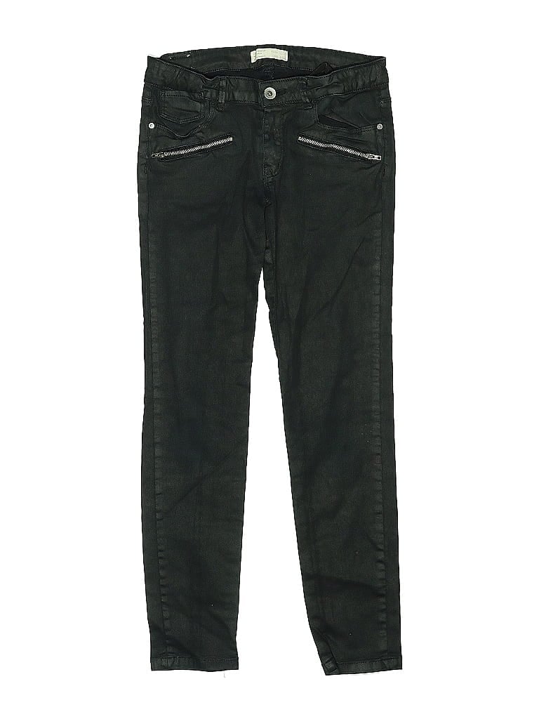 Pre-owned Zara Kids' Casual Pants In Green