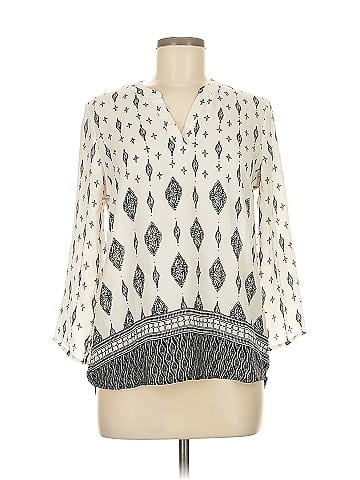 Pink Rose 3/4 Sleeve Blouse (view 1)
