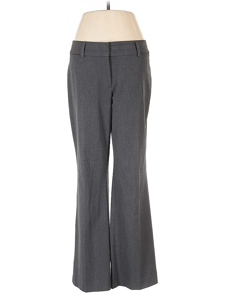 Pre-owned Ann Taylor Loft Dress Pants In Gray