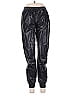 Zara Metallic Black Faux Leather Pants Size XS - photo 1