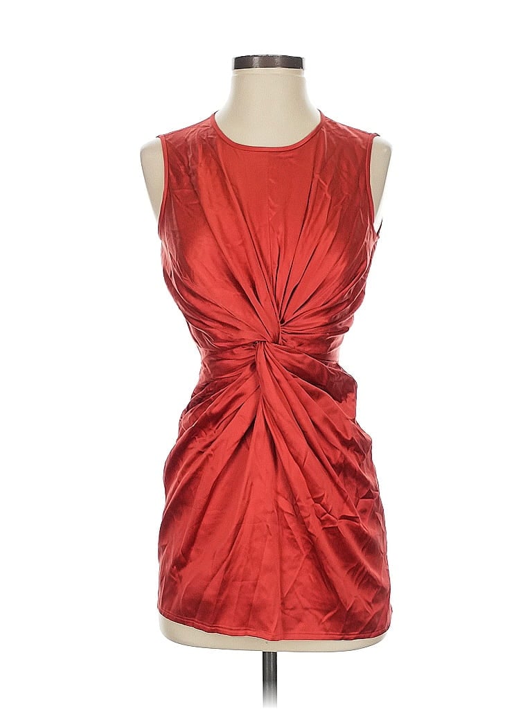 Armani Collezioni Red Cocktail Dress Size 2 - photo 1