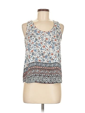 Pink Rose Sleeveless Top (view 1)