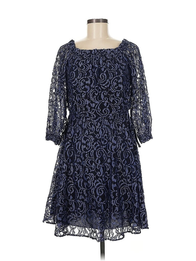 Chelsea28 Blue Cocktail Dress Size 6 - photo 1