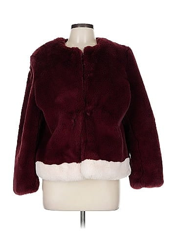 Saks Fifth Avenue Faux Fur Jacket (view 1)