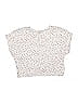 Zara Kids White Short Sleeve Blouse Size 6 (big kids) - photo 2