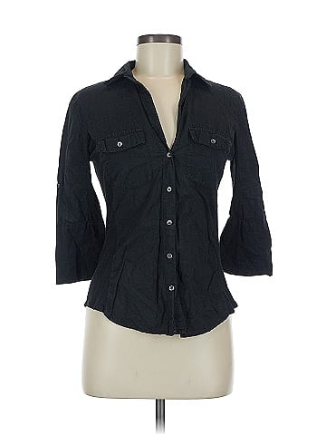 James Perse 3/4 Sleeve Button-Down Shirt (view 1)