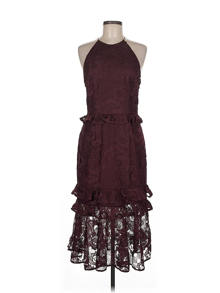 Pre-owned Cooper St Cocktail Dress In Burgundy
