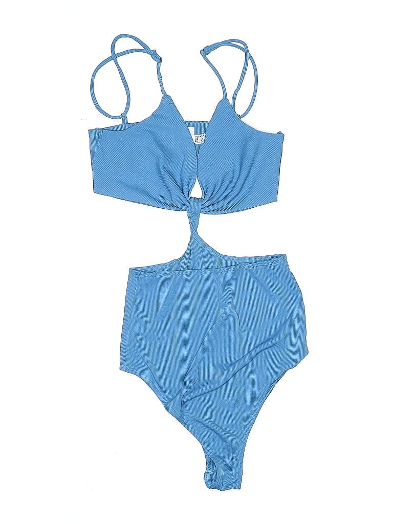 Pre-owned Princess Polly Bodysuit In Blue