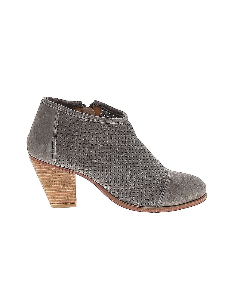 J. Shoes Gray Ankle Boots Size 7 1/2 - photo 1