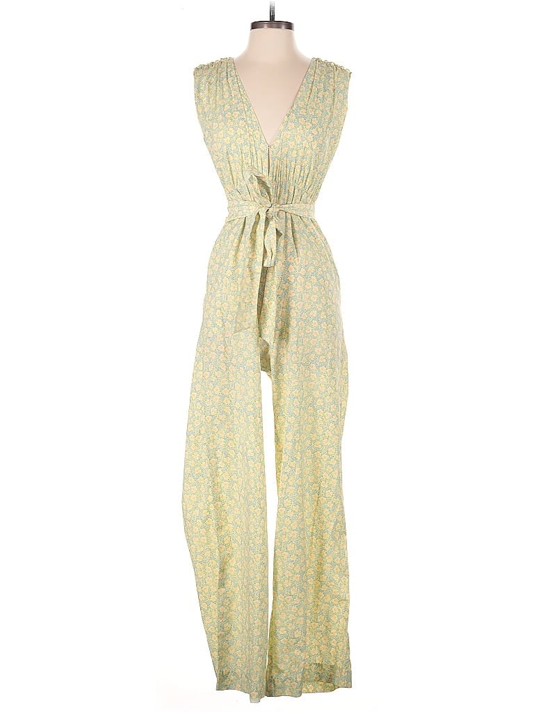 Pre-owned Derek Lam Collective Jumpsuit In Yellow