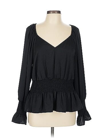 INC International Concepts Long Sleeve Blouse (view 1)