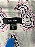 Karen Kane 100% Cotton Paisley Gray Short Sleeve Blouse Size XL - photo 8