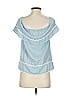 Saylor Blue Short Sleeve Top Size XS - photo 2