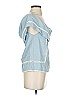 Saylor Blue Short Sleeve Top Size XS - photo 4