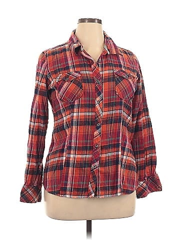 Natural Reflections Long Sleeve Button-Down Shirt (view 1)