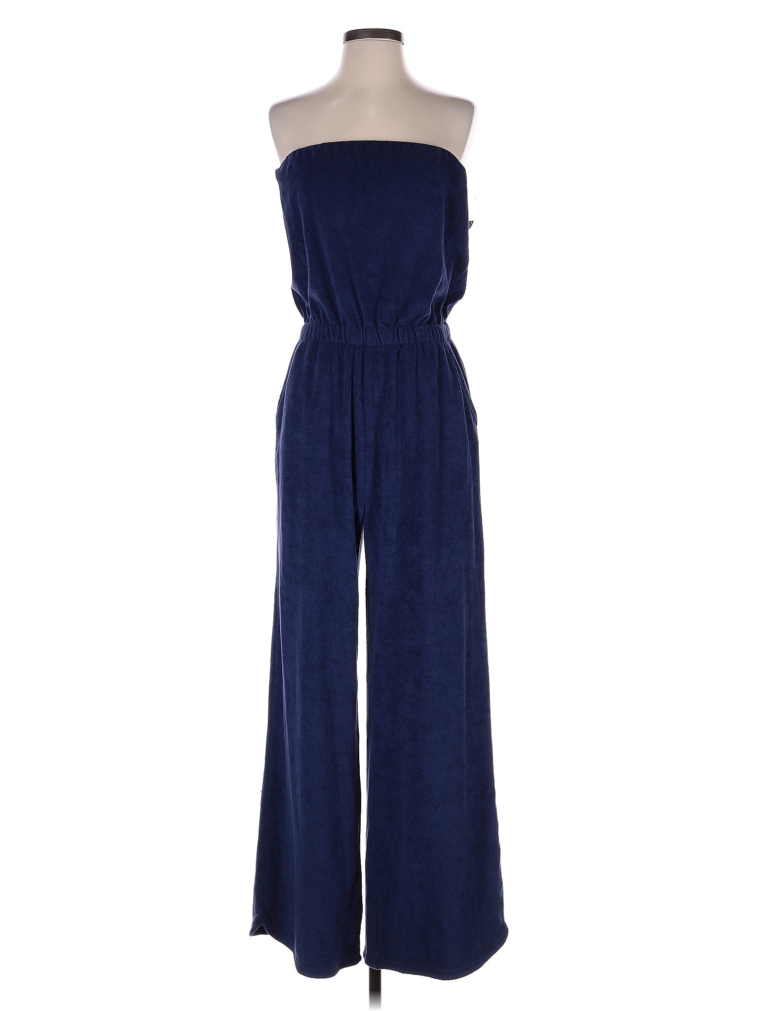 OFFLINE by Aerie Solid Blue Jumpsuit Size S