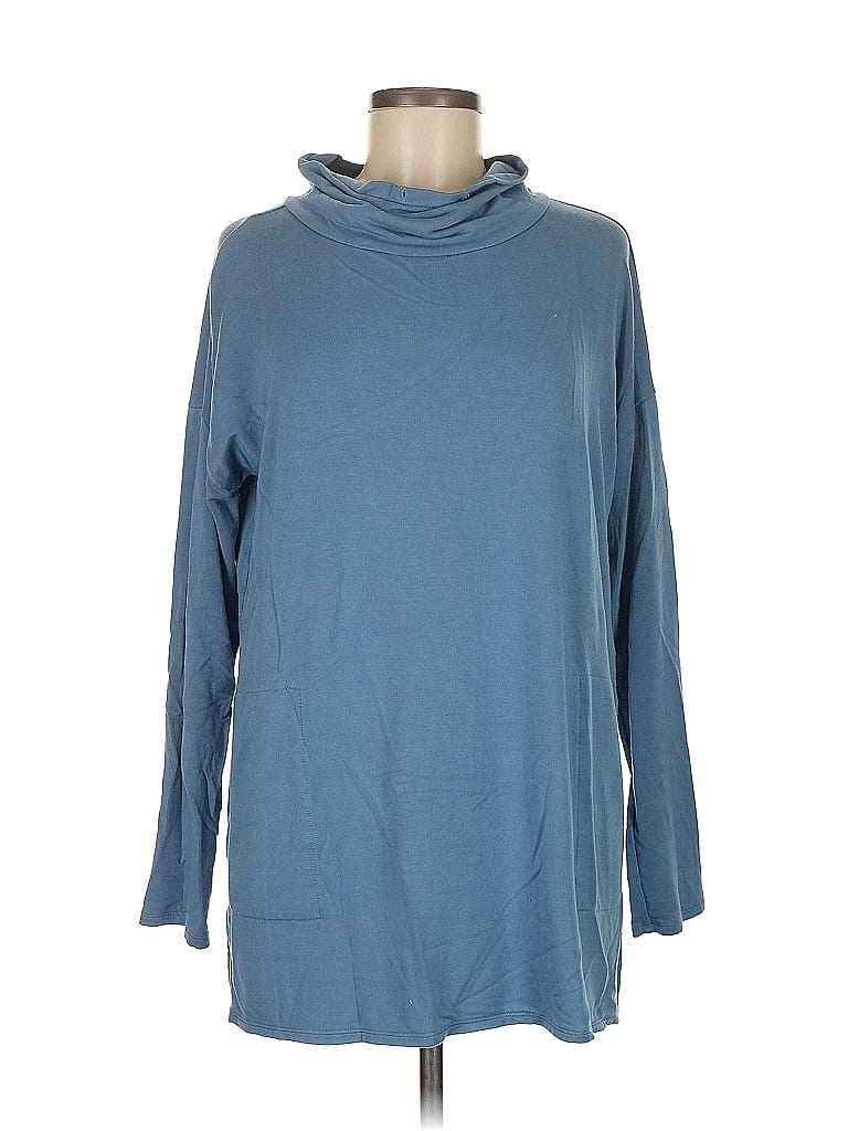 Purejill Blue Turtleneck Sweater Size M - photo 1
