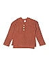 Gerber Brown Long Sleeve Henley Size 2T - photo 1