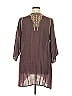 Johnny Was 100% Polyester Brown Casual Dress Size XL - photo 2