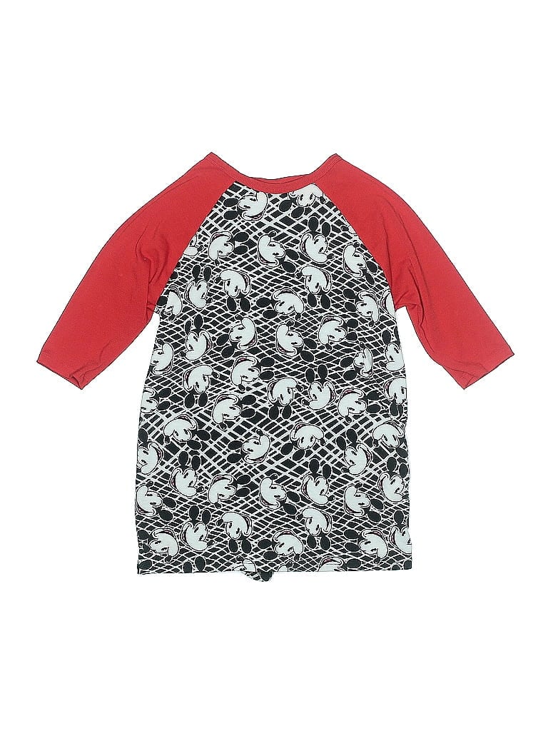 Pre-owned Lularoe Kids' 3/4 Sleeve T-shirt In Red