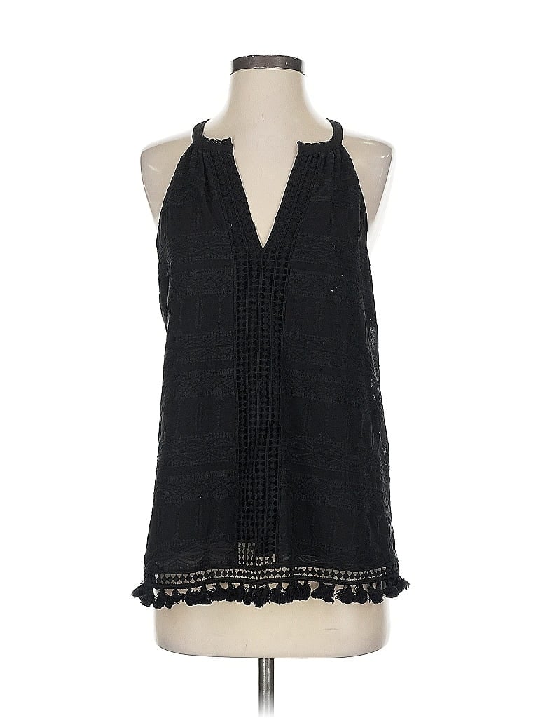 Joie 100% Polyester Black Sleeveless Blouse Size S - photo 1