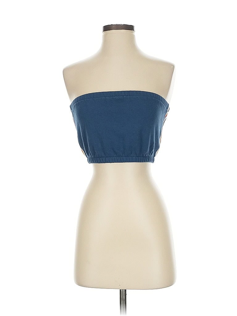 WILD FABLE Pre-owned Tube Top Blue Strapless Neckline Tops