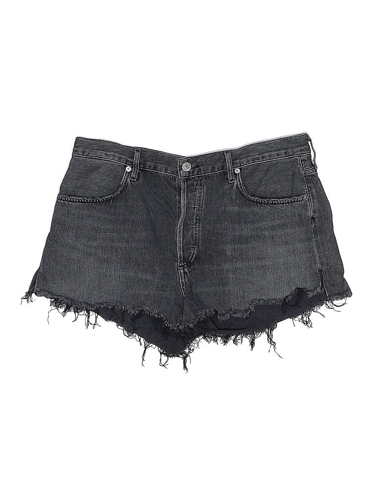 Pre-owned Citizen Of Humanity Denim Shorts In Gray